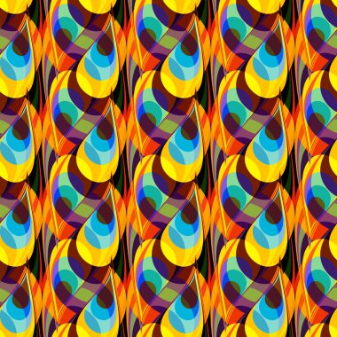 color abstract ethnic seamless pattern in graffiti style with elements of urban modern style