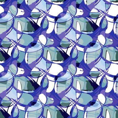 color abstract ethnic seamless pattern in graffiti style with elements of urban modern style