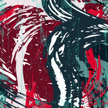 Grafiti tarzında renkli etnik desen ile şehir modern stil elementleri tasarımınız için parlak kaliteli illüstrasyon