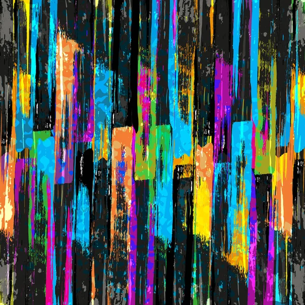 Colorabstract ethnic pattern σε graffiti στυλ με στοιχεία αστικού μοντέρνου στυλ — Φωτογραφία Αρχείου