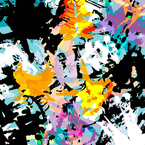 Motif de couleur abstrait dans le style graffiti. Illustration de qualité pour votre design — Photo