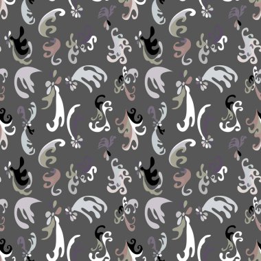 Graffiti tarzında soyut renk deseni. Tasarımınız için kalite çizimi