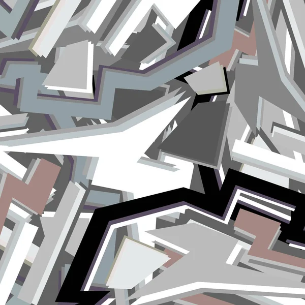 Abstract color pattern in graffiti style. Quality illustration for your design — ストック写真