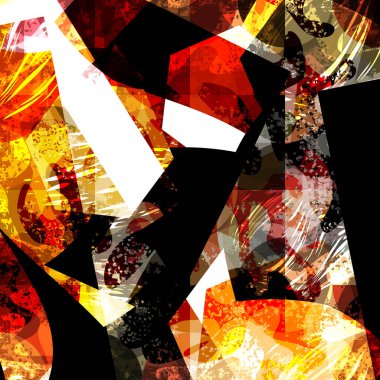 renk soyut etnik desen graffiti tarzı ile şehir modern stil elementleri ile tasarım için parlak kalite illüstrasyon