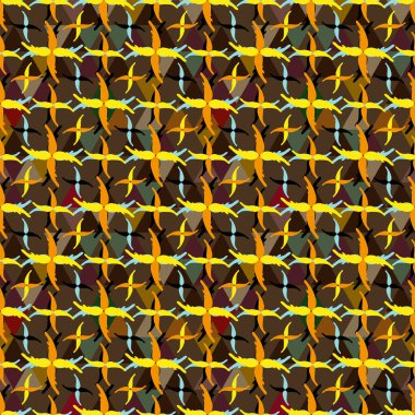 renkli soyut etnik desenler graffiti tarzında modern stil elementleri ile tasarımın için parlak kalite resimleme