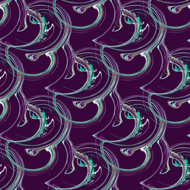 renkli soyut etnik desenler graffiti tarzında modern stil elementleri ile tasarımın için parlak kalite resimleme