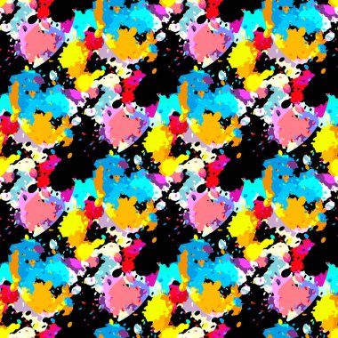 renkli soyut etnik desenler graffiti tarzında modern stil elementleri ile tasarımın için parlak kalite resimleme