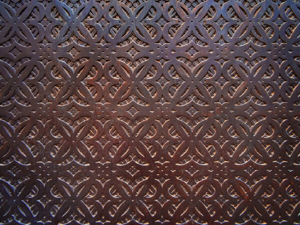 decorative metal grille pattern