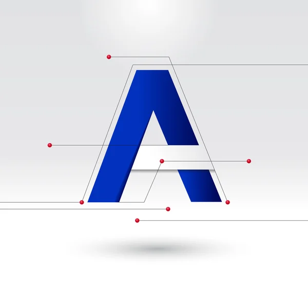 Abstract Vector Logo Design Template. Creative Black Concept Ic — Stock Vector