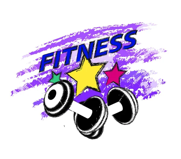 Logotipo do clube de esportes e fitness —  Vetores de Stock