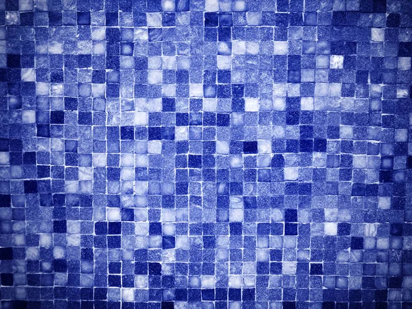 Kleurovergang blauw gekleurde mozaïektegels — Stockfoto