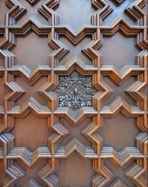Carved pattern on wood — Stock Photo, Image