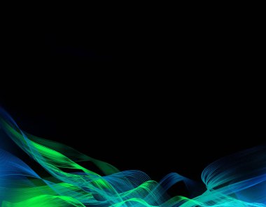 Satırları parlak yeşil Mozaik 