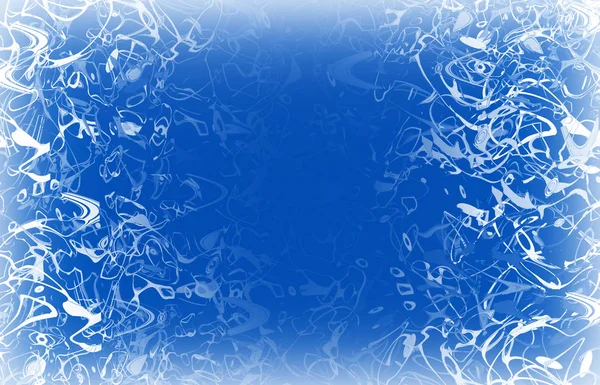 青の曲線の抽象的な背景 — ストック写真