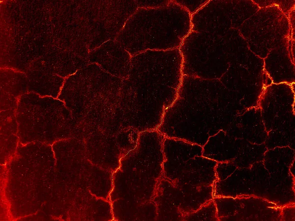 용암 균열 지상 — 스톡 사진