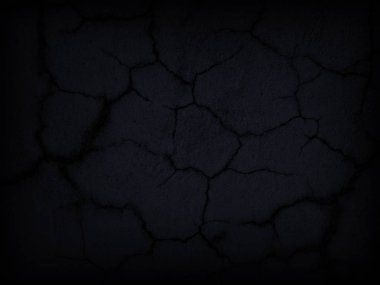 Karanlık duvar zemin çatlamak  