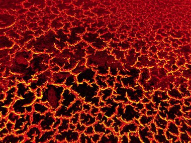 Dokulu lav çatlamak  