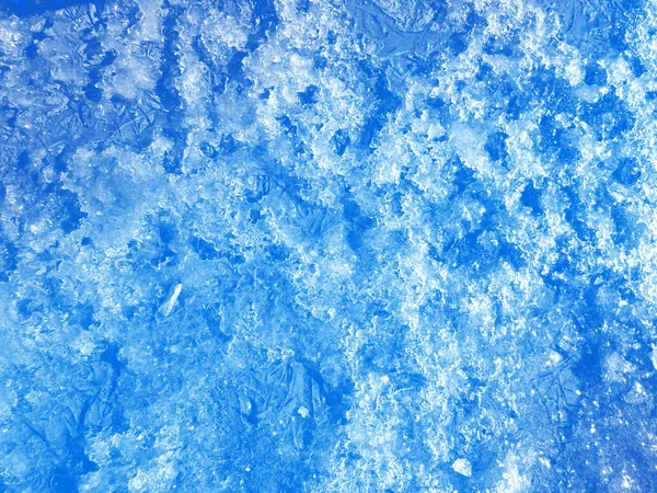 Winter background, ice texture. — Stock Photo, Image