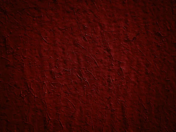 き裂を有する赤塗色テクスチャー — ストック写真