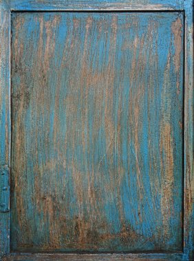 Eski mavi boyalı grunge arka plan