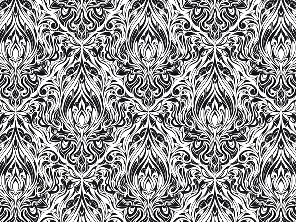 Schwarz-weißes Muster. — Stockvektor