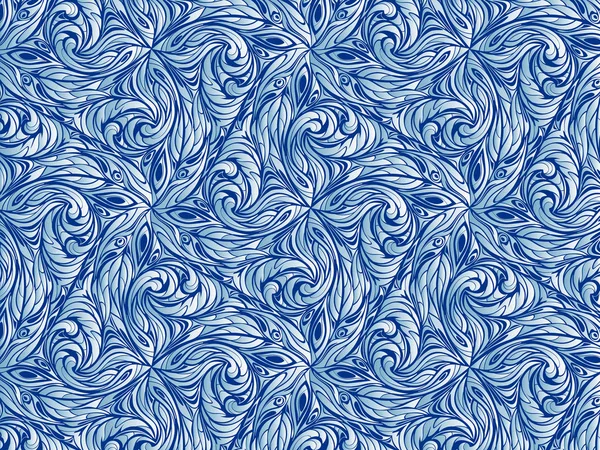 Patrón abstracto azul. — Archivo Imágenes Vectoriales