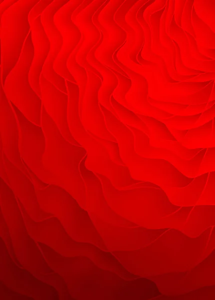 Czerwony tekstury. Faliste tła. Dekoracja wnętrz. 3D inter — Zdjęcie stockowe
