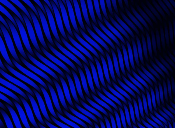 Abstracte kleur strepen. 3D-blauwe textuur. — Stockfoto