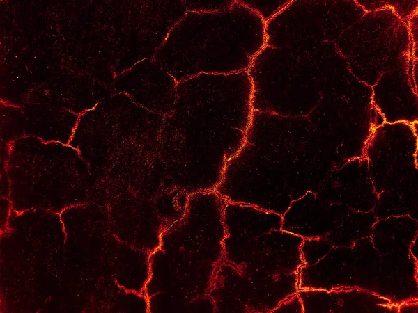 Lava crack terra lama texturizada — Fotografia de Stock