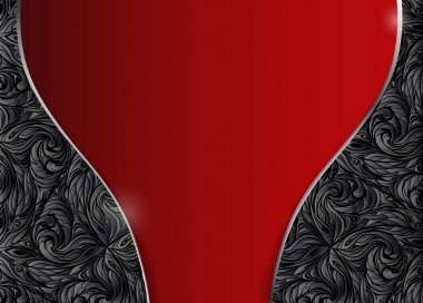 Kırmızı Soyut Arkaplan. 