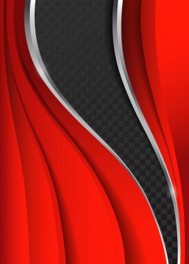 Kırmızı dalgalı kurumsal arka plan