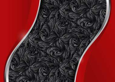 Kırmızı dalgalı kurumsal arka plan. 