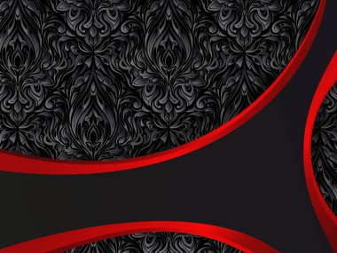 Kırmızı dalgalı kurumsal arka plan. 