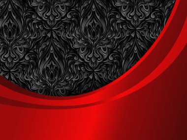 Kırmızı dalgalı kurumsal arka plan. 