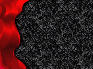 Kırmızı dalgalı kurumsal arka plan.