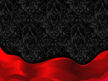 Kırmızı dalgalı kurumsal arka plan. 