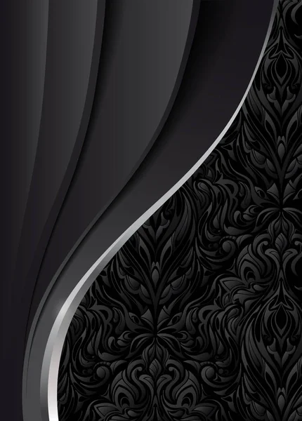 Siyah dalgalı kurumsal arka plan. 