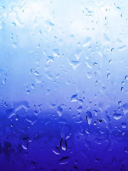 Krople deszczu na oknie. — Zdjęcie stockowe