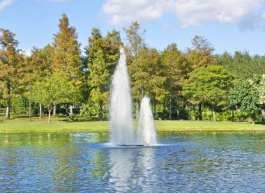 Çeşme sonbahar Park.