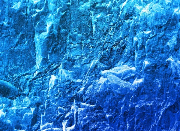 Textured blue ice background — Stock Photo, Image
