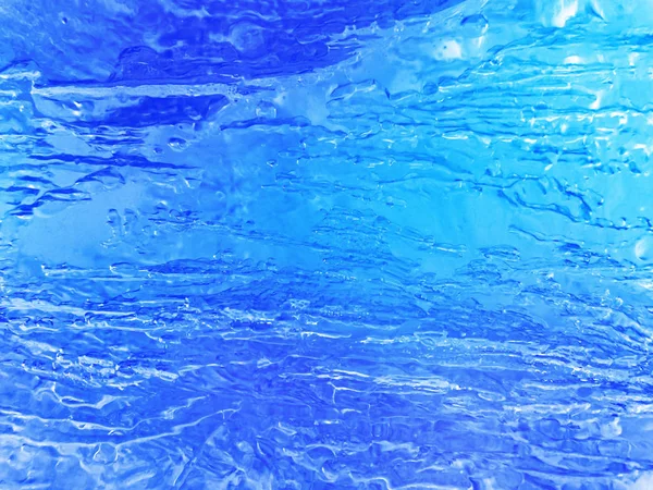 파란 얼음입니다. 추상 얼음 질감. — 스톡 사진