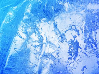 Blue Ice. Soyut buz doku.