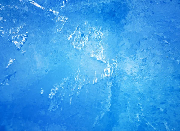 Blå is. Abstrakta is textur. — Stockfoto