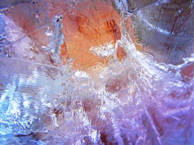 Blue Ice. Soyut buz doku. 