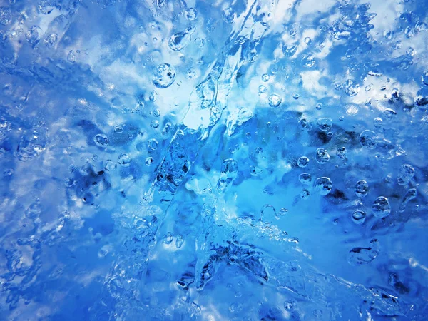 Glace colorée. Texture abstraite de glace . — Photo