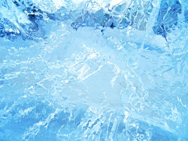 Renkli buz. Soyut buz doku. — Stok fotoğraf
