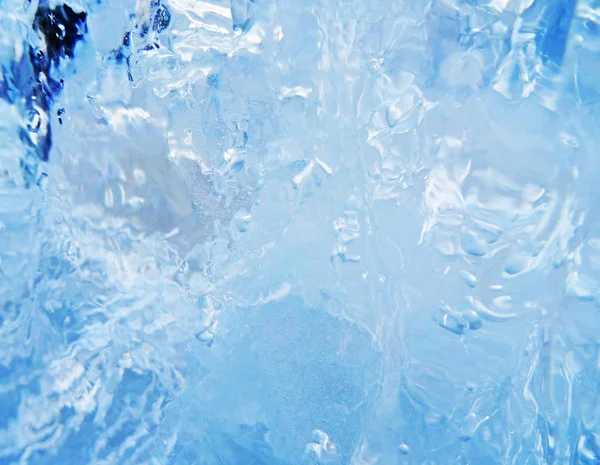 Renkli buz. Soyut buz doku. — Stok fotoğraf