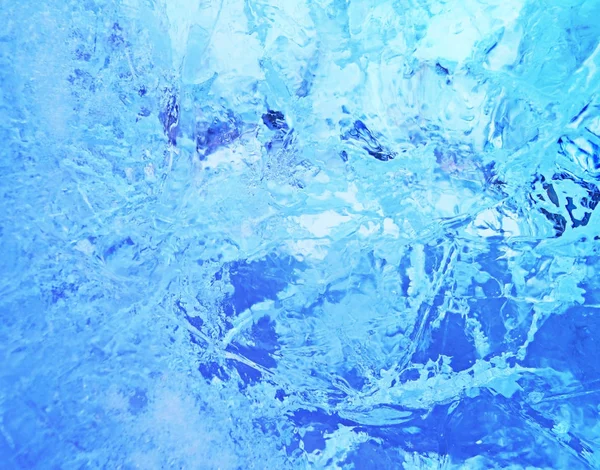 Glace colorée. Texture abstraite de glace . — Photo