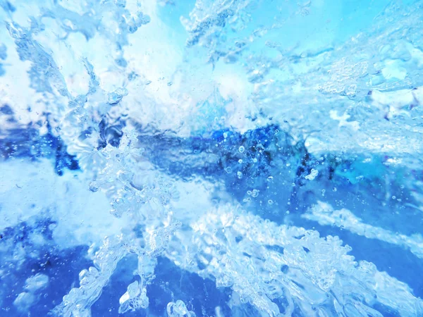 화려한 얼음입니다. 추상 얼음 텍스처입니다. 자연 배경. — 스톡 사진