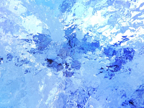 Colorful ice. Abstract ice texture. Nature background. — Stock Photo, Image